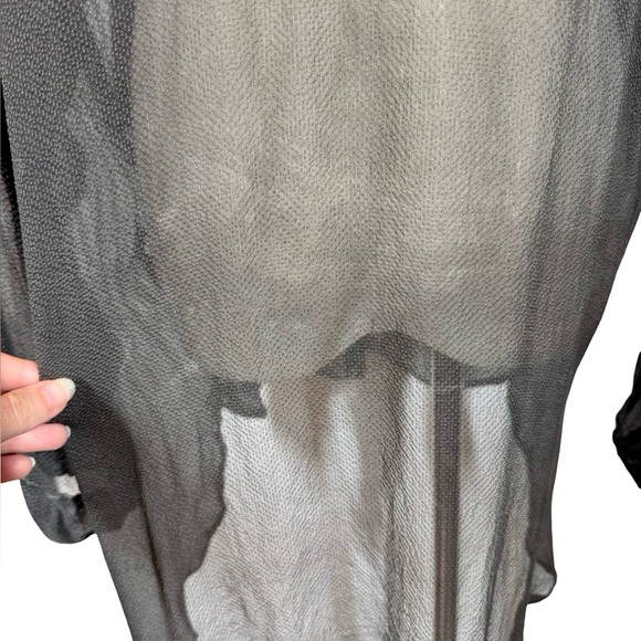 Annette Görtz Goertz Rio 100% Silk Sheer Asymmetrical Crossover Blouse 16104 - Picture 7 of 10